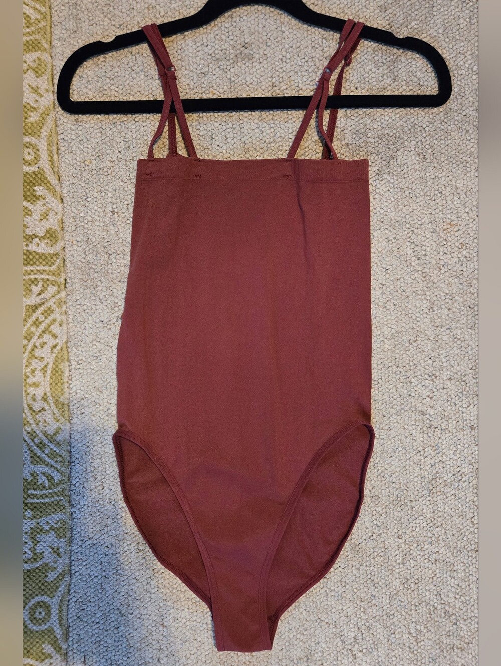 Urban Outfitters Maroon Adjustable-Strap Bodysuit